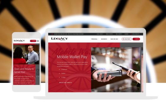 legacy-bank website design and developement_cassandra bryan design-wichita ks
