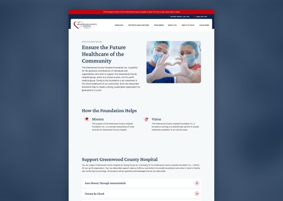 Hospital Website Re-Design before-after_Donate-New