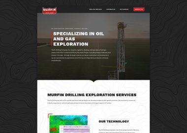 Murfin Drilling Website Design Cassandra Bryan Design Wichita Ks 3