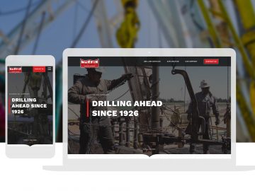 Murfin Drilling Website Design Oil Company Cassandra Bryan Design Wichita Ks