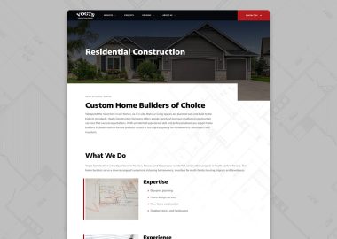 Vogts Construction Custom Web Design Cassandra Bryan Design Ks