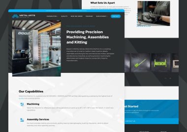 Custom Website For Manufacturing Company Wichita Kansas 2