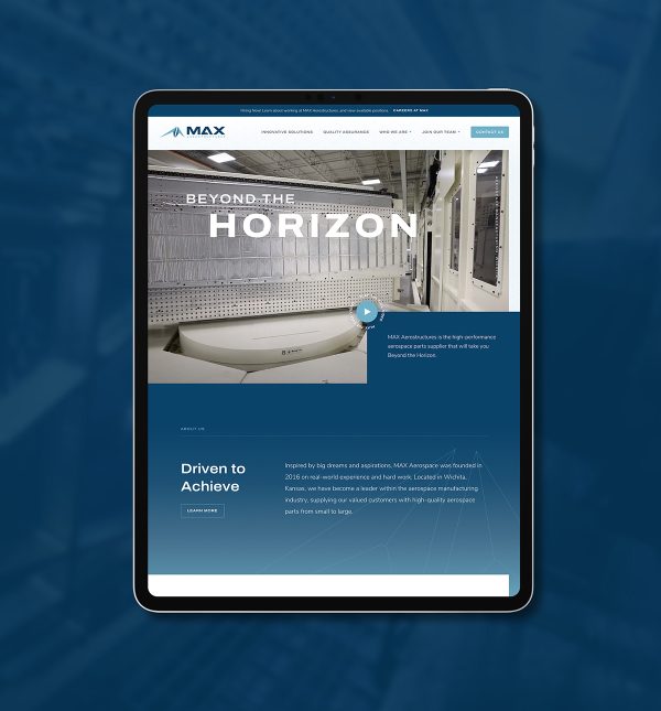 Custom Aerospace Website Design_Cassandra Bryan Design-2