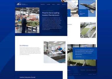 Custom Aerospace Website Design And Development By Cassandra Bryan Design 4
