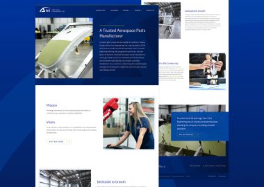 Custom Aerospace Website Design And Development By Cassandra Bryan Design 6