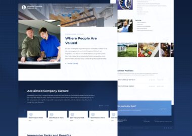 Custom Website Design For Engineering Firm By Cassandra Bryan Design 4