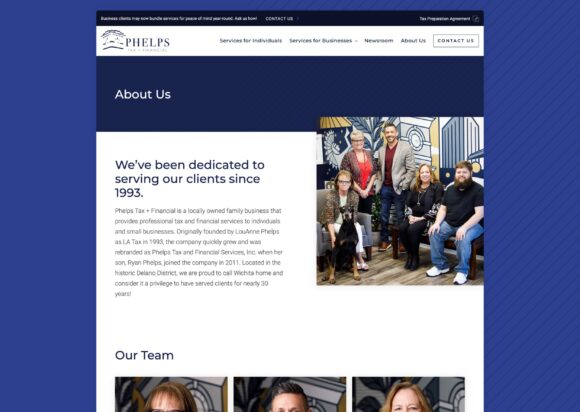 Custom Website Design For Financial Services By Cassandra Bryan Design 8