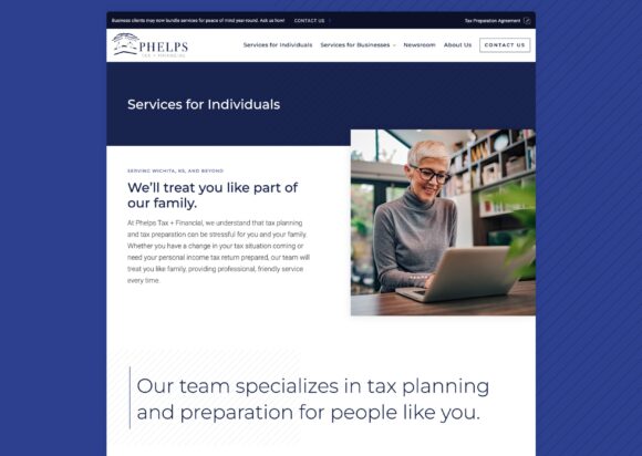 Custom Website Design For Financial Services By Cassandra Bryan Design 10