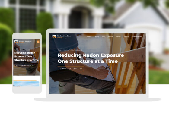 Radon Services Of Kansas Website Design Cassandra Bryan Design 2