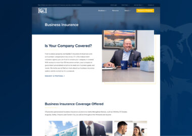 Custom Website Design For Financial Services By Cassandra Bryan Design 2