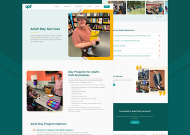 Custom Website Design And Development For Disability Services Non Profit By Cassandra Bryan Design 4